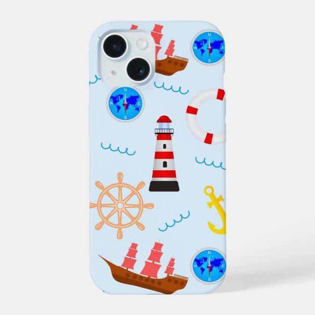 Nautical themed phone case (Verso)