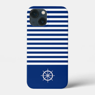 Náuticas+Barras Azul+Branco