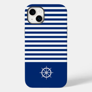 Náuticas+Barras Azul+Branco