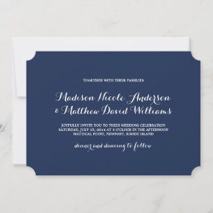 Náutico Convite Para Casamento