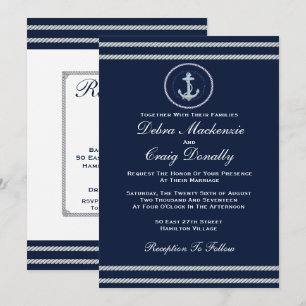 Náutico - Convite para Casamento