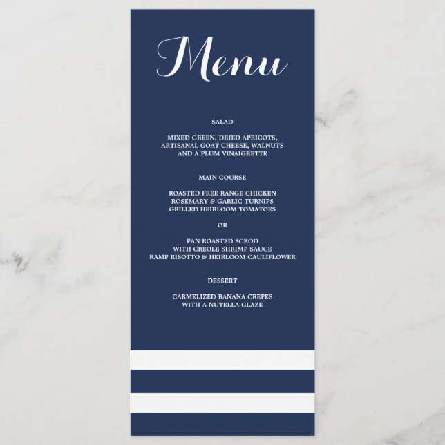 Náutico | Menu (Frente)