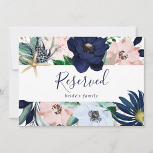 Náutico Moderno Sinal Floral Reservado
