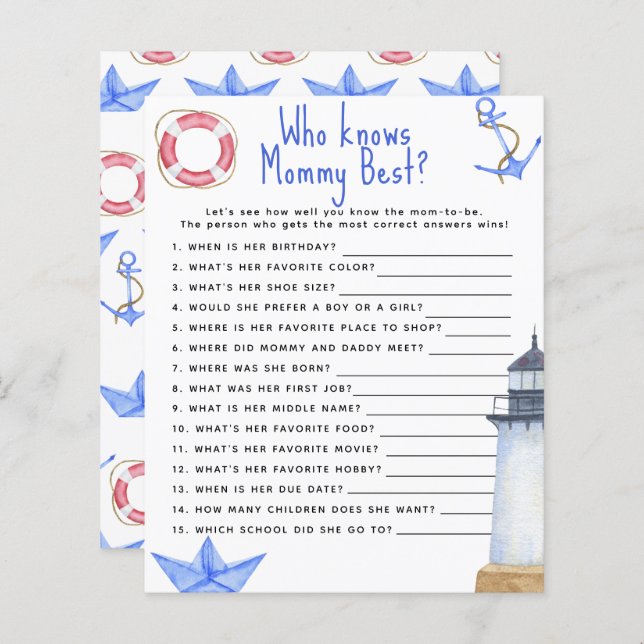 Náutico - Quem conhece melhor a mamãe (Frente/Verso)