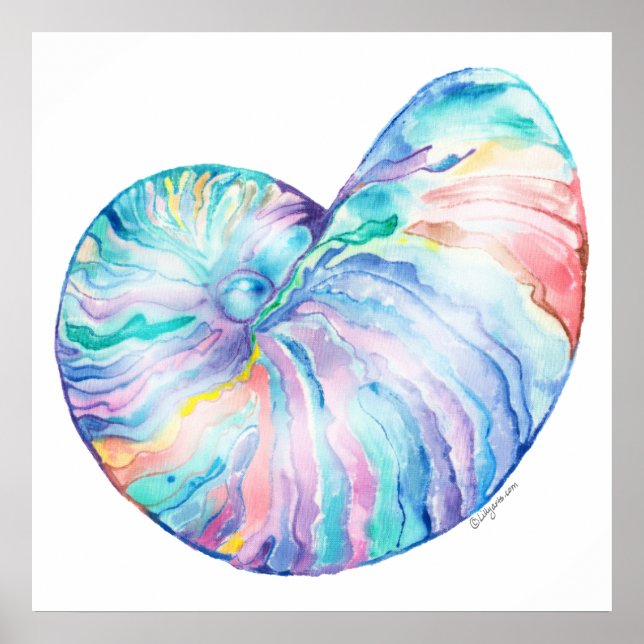 Nautilus Infinity Fine Art Impressão e Poster (Frente)