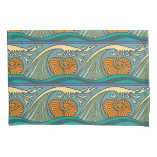 Nautilus Seashell Pattern Nouveau