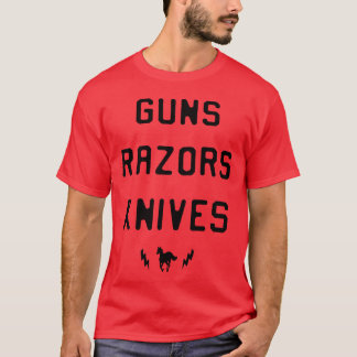 navalha faca camisa de cavalo engraçada