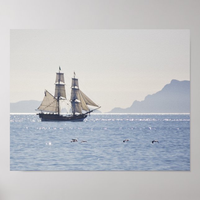 Nave alta Lady Washington poster (Frente)