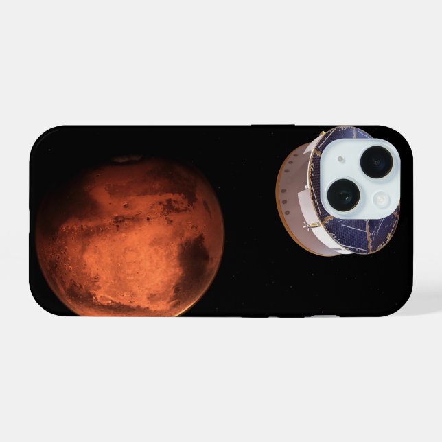 Nave Espacial Transportando o Rover Perseverance (Verso Horizontal)