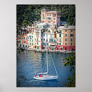 Navegação até Portofino, Poster de Itália