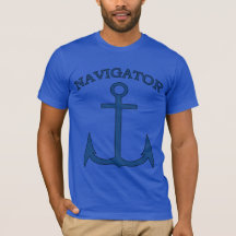 Navegador Blue Anchor Mens T-shirt