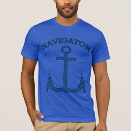 Navegador Blue Anchor Mens T-shirt