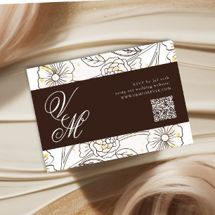 Navegando no Love Wedding Código QR RSVP Card