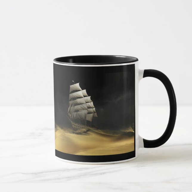Navegando o deserto - caneca (Direita)