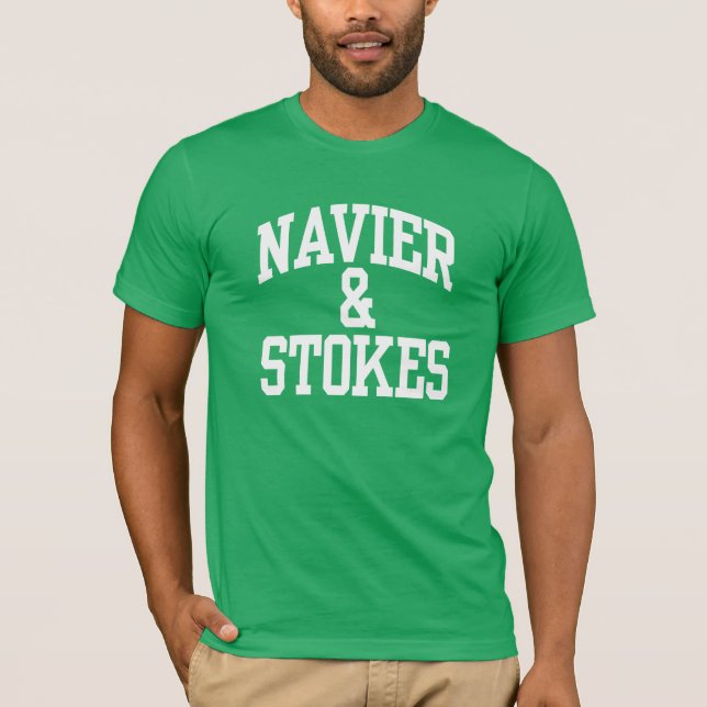Navier & Stokes t-shirt (Frente)