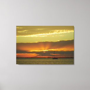 Navigação no impressão das canvas do por do sol