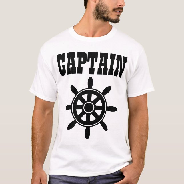 Navio CAPITÃO T-Shirts pai (Frente)