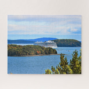 Navio de cruzeiro em Bar Harbor Quebra-cabeça de q