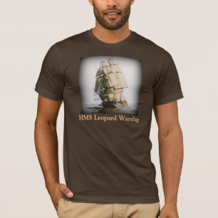 Navio de guerra do leopardo do HMS - t-shirt