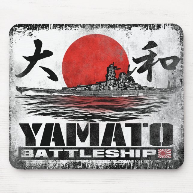 Navio de guerra Yamato Mousepad (Frente)