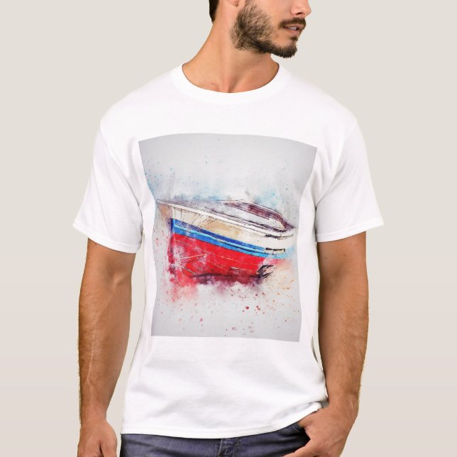 navio de pesca T-Shirt (Frente)
