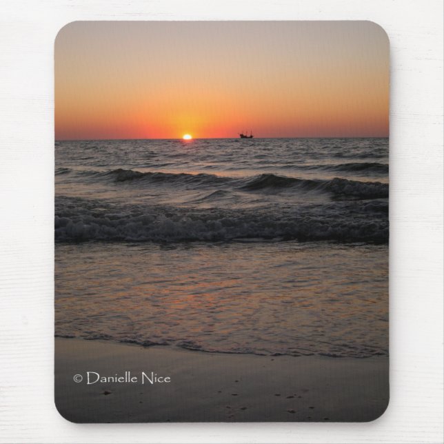 Navio de pirata Mousepad (Frente)