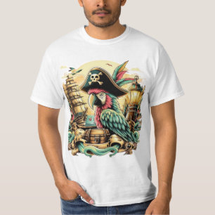Navio e Parrot T-Shirt