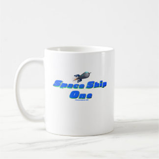 Navio espacial Uma caneca branca