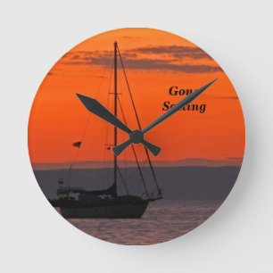Navio no Relógio Sunset, Pequeno Redondo