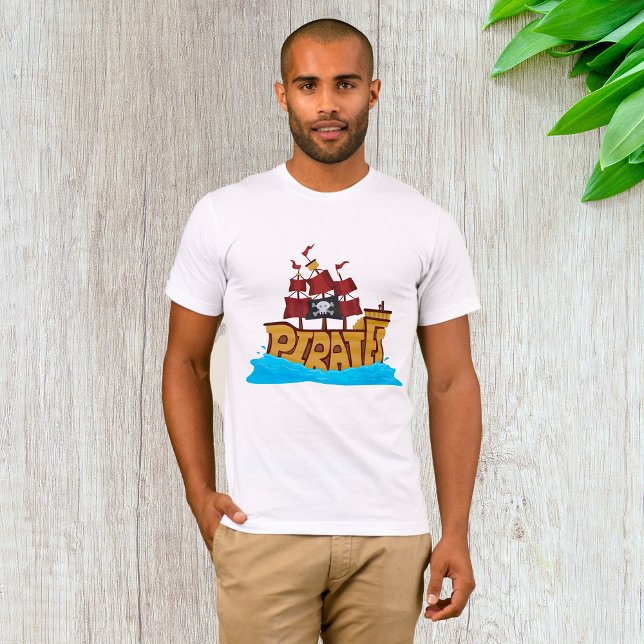Navio pirata T-Shirt (Criador carregado)