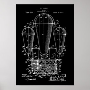Navio Steampunk Patent Poster
