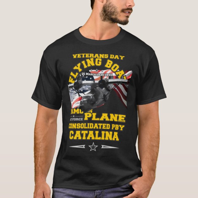 Navio voador PBY Catalina consolidado T-Shirt (Frente)