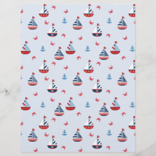 Navios Ahoy! Papel do álbum de recortes