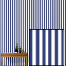 Navy & White Stripes