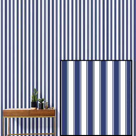 Navy & White Stripes
