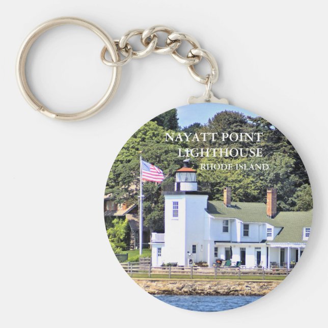 Nayatt Point Lighthouse, Chaveiro Rhode Island (Frente)