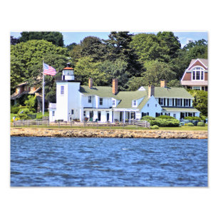 Nayatt Point Lighthouse, Impressão de Foto Rhode I