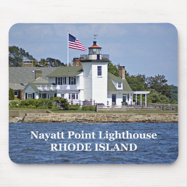 Nayatt Point Lighthouse, Rhode Island Mousepad (Frente)