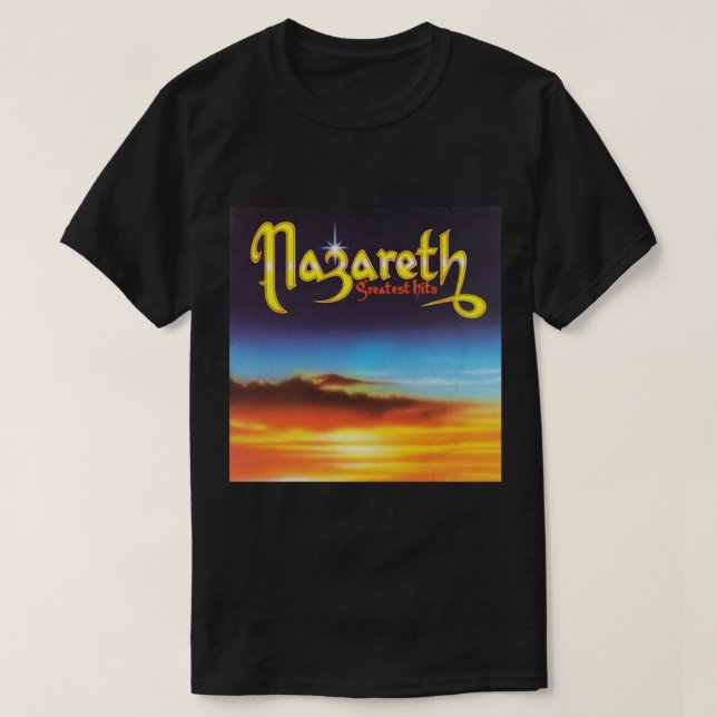 Nazareth Greatest Hits Classic T-Shirt (Frente do Design)