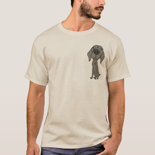 NC camisa bonito de Weimaraner (Frente)