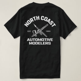 NCAM - Camisa Cruz Preta - Impressão frontal e tra