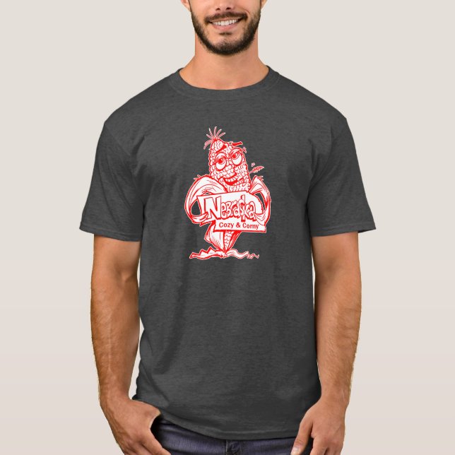Nebraska Cozy e Corny T-shirt (Frente)