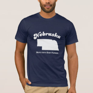 Nebraska - mais milho do que o t-shirt de Kansas