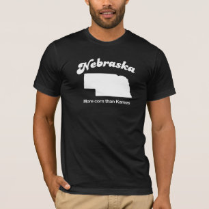 Nebraska - mais milho do que o t-shirt de Kansas