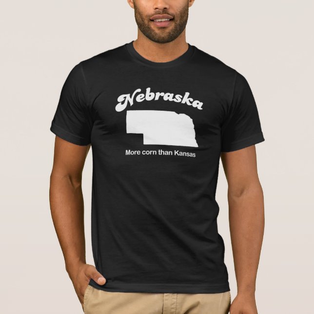 Nebraska - mais milho do que o t-shirt de Kansas (Frente)
