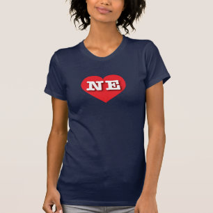 Nebraska Red Heart - Big Love T-Shirt