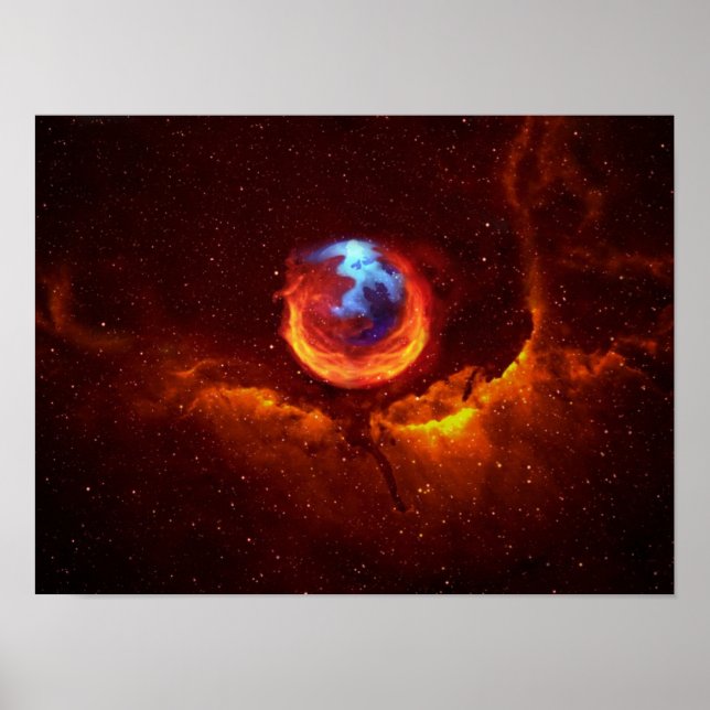 Nebula Firefox Poster (Frente)