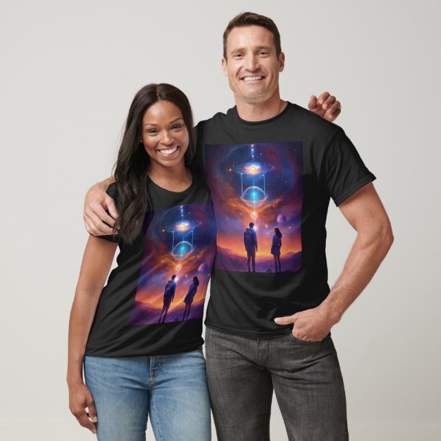 Nebula Journey: T-Shirt Inspirada Na Gravidade (Unissex)