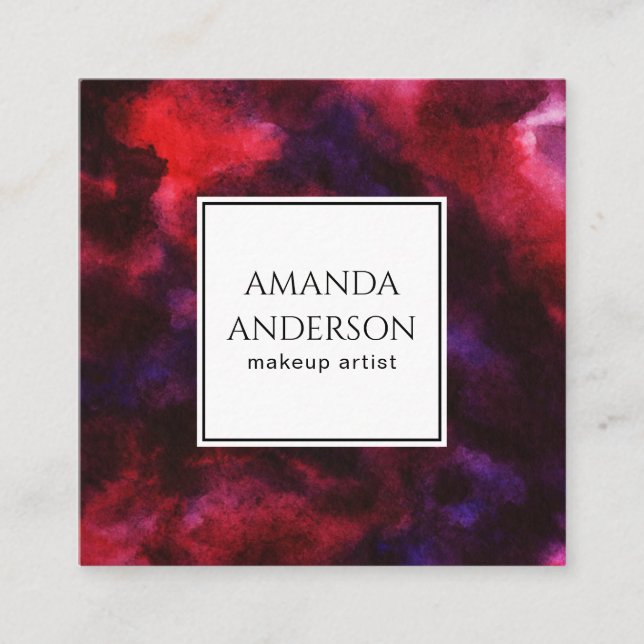 Nebula Square Cartão de visita (Frente)