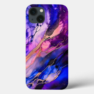 Nebulosa do Espaço Roxo na Tinta Álcool
